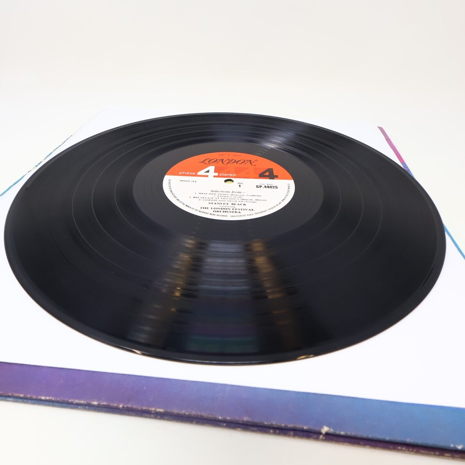 Stanley Black London Festival Orchestra Film Spectacular LP SP 44025 Movie Music