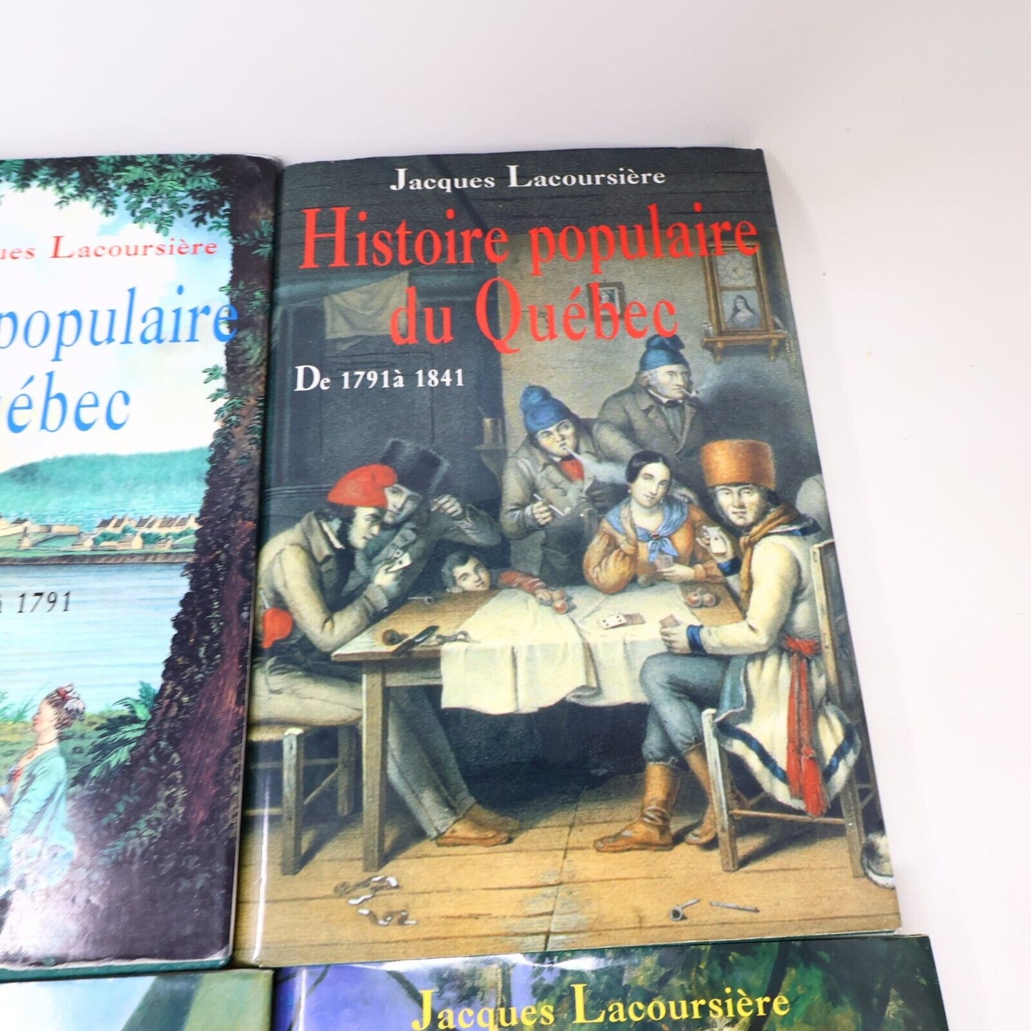 Lot 4 Livres Histoire Populaire du Québec #1-4 Jacques Lacoursière Français HC