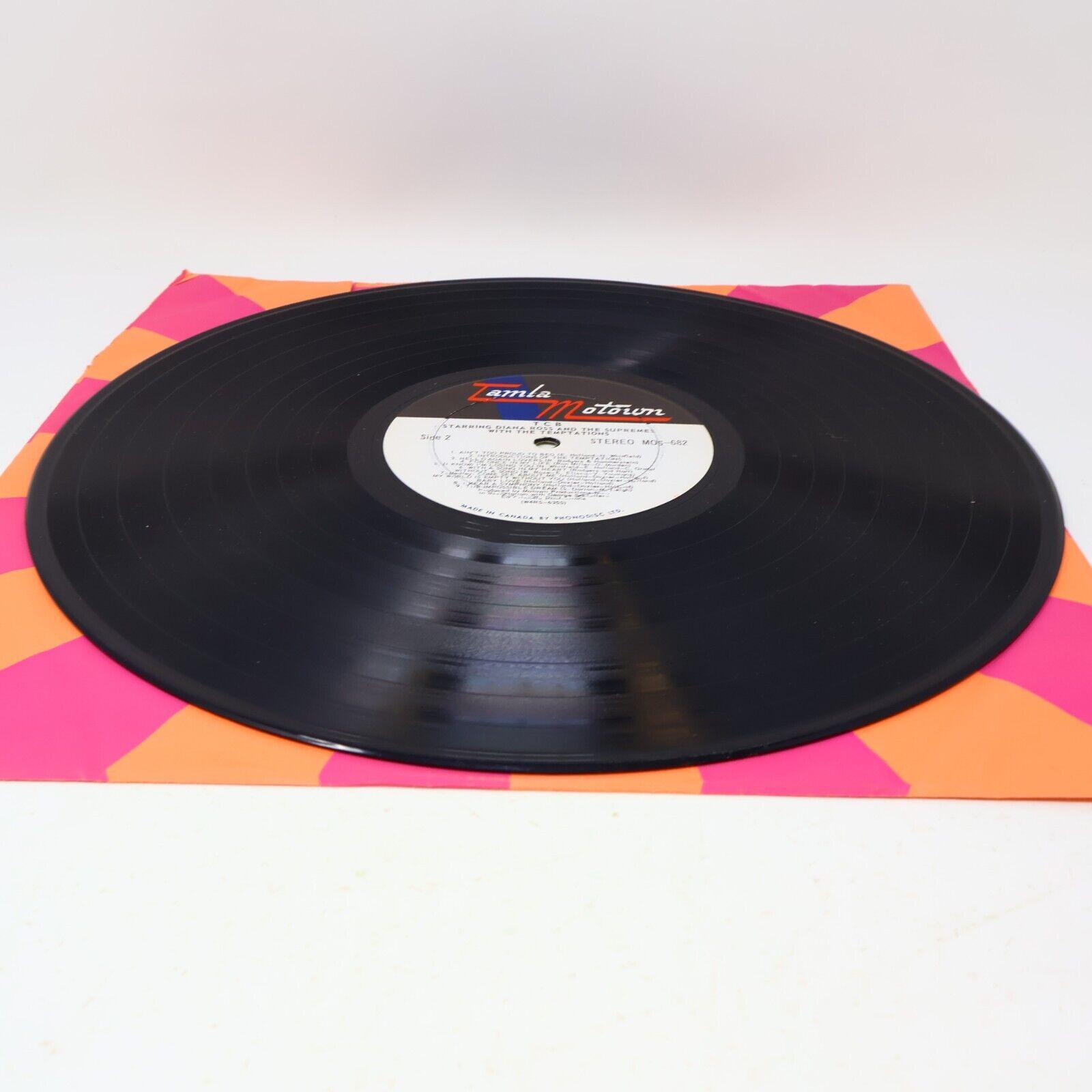The Original Soundtrack From TCB Diana Ross Supremes Temptations LP Record 1968