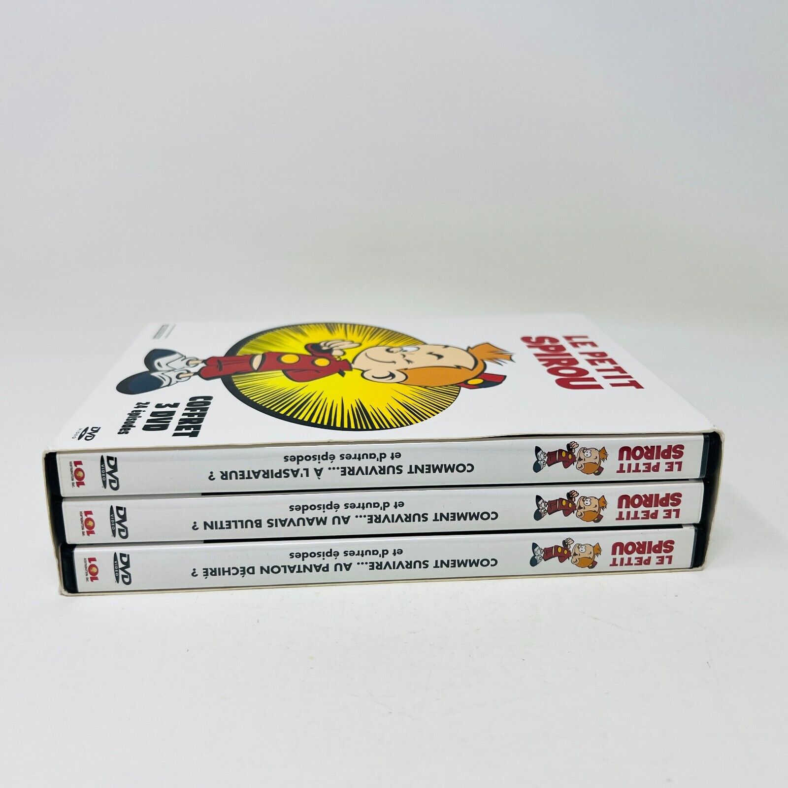 2012 Le Petit Spirou Coffret DVD Testé 24 Épisodes en Français Enfants Région 1