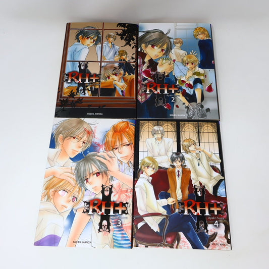 Rh+ #1-4 Lot 4 Livres Manga Ayako Suwa Soleil Manga Seinen Français French PB