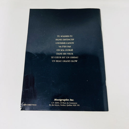 1994 Richard Desjardins Piano Partitions Songbook Musigraphe Tu m'aimes-tu