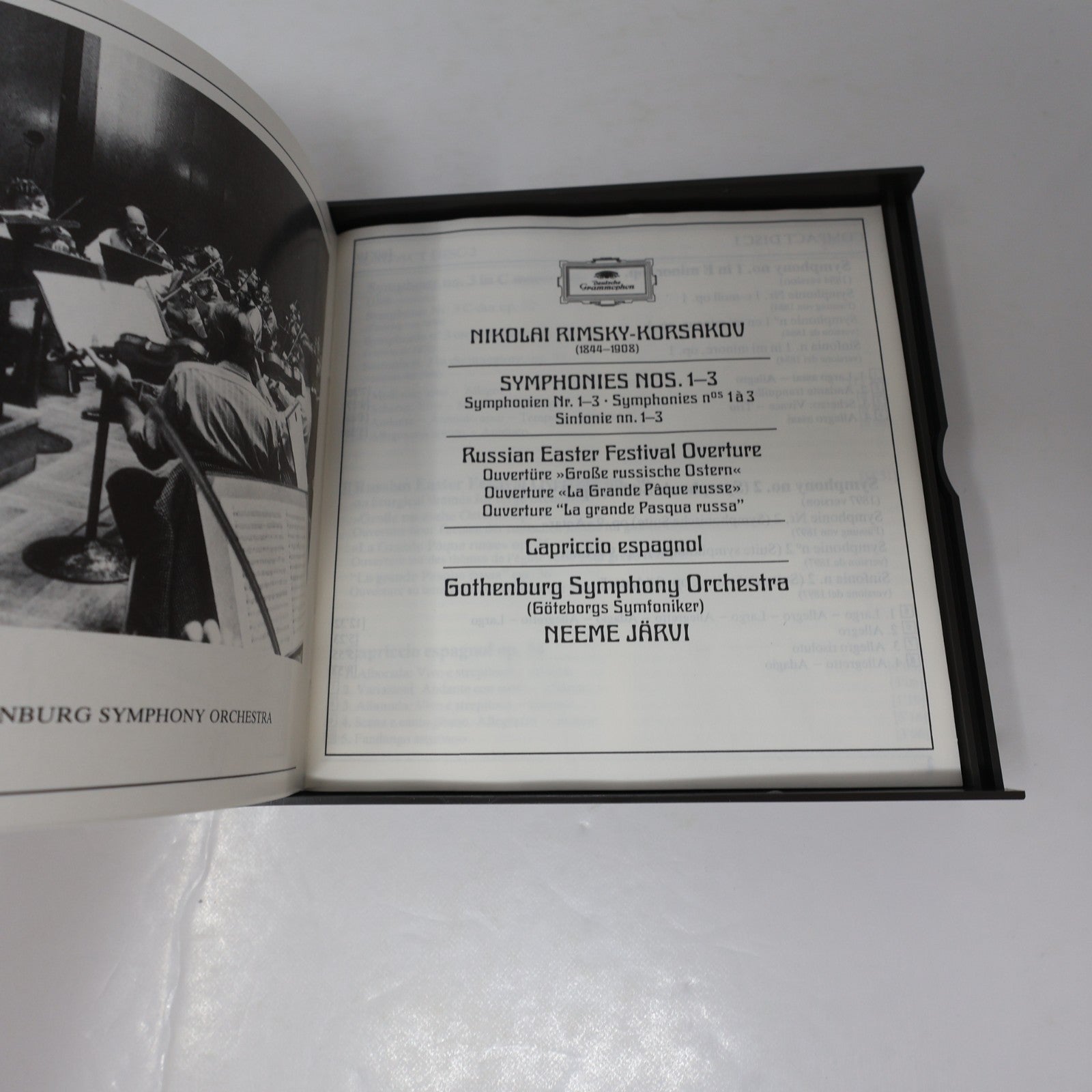 Rimsky-Korsakov 3 Symphonies CD Neeme Järvi/Gothenburg Symphony Orchestra 1988