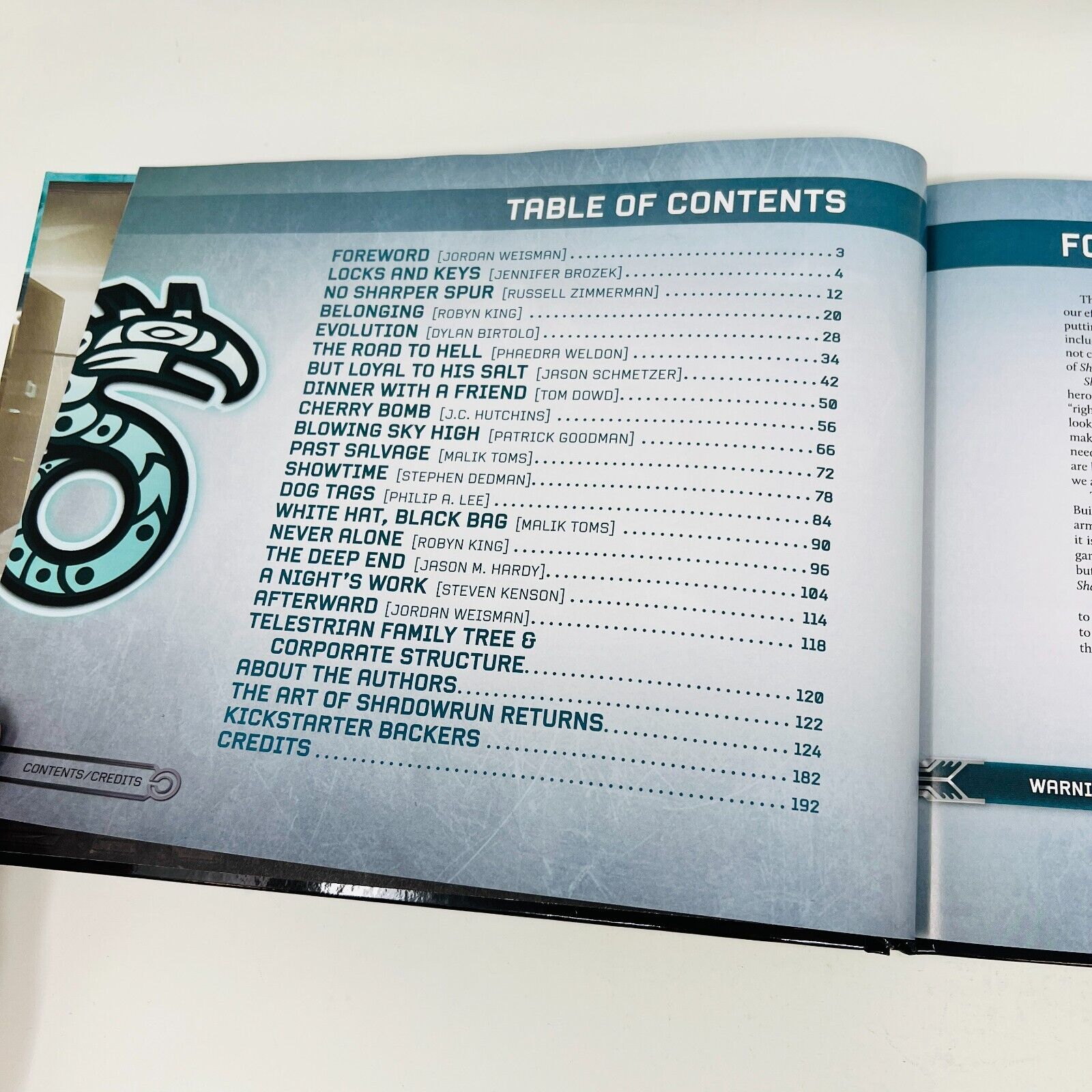Shadowrun Returns Anthology Book by Jordan Weismann Hardcover HC Kickstarter