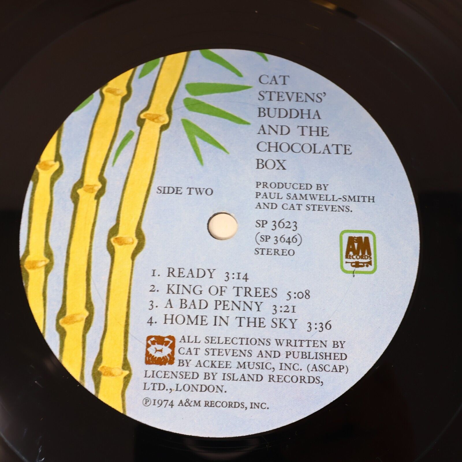 Cat Stevens Buddha And The Chocolate Box LP Record 1974 A&M SP 3623 Gatefold 70s