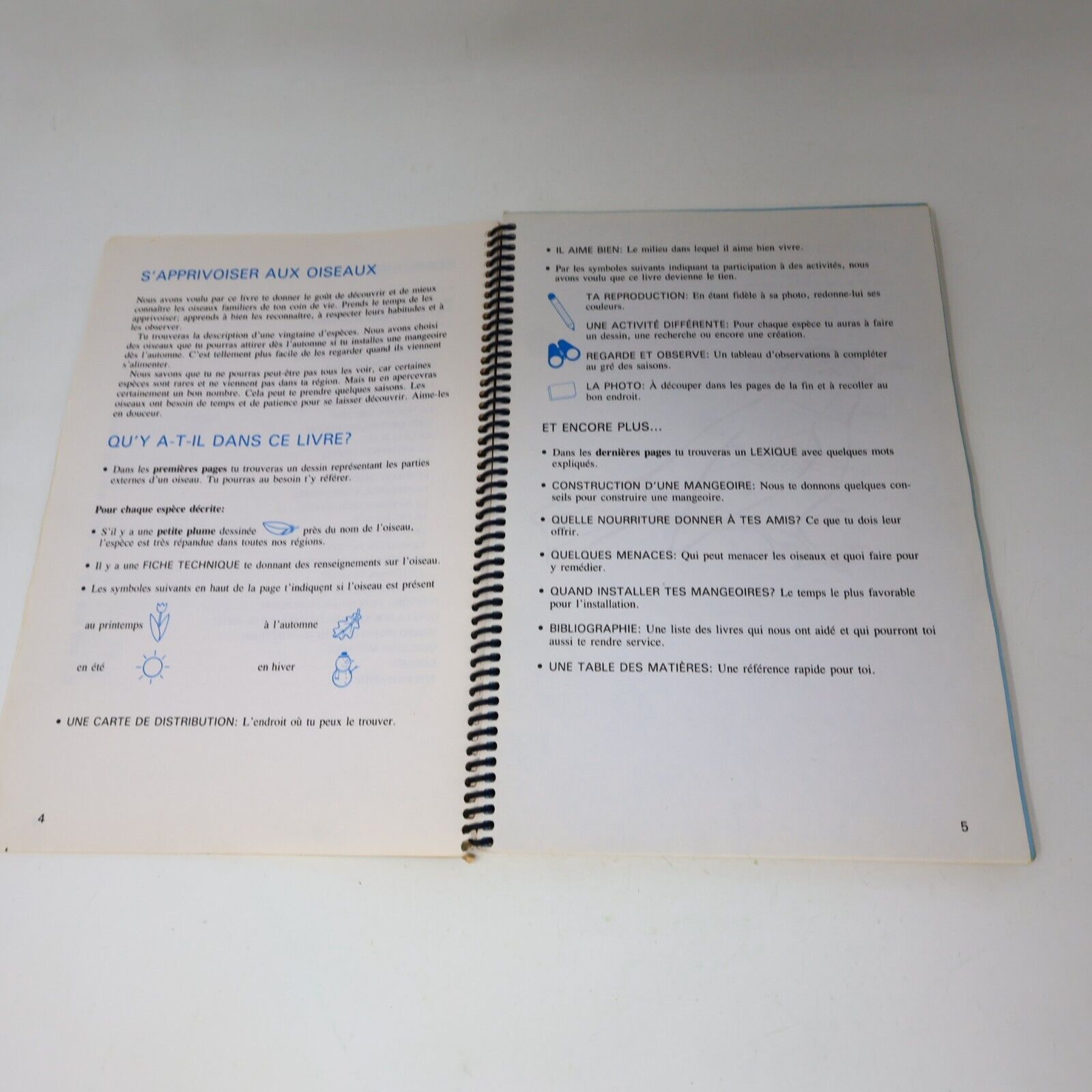 1989 S'Appivoiser aux Oiseaux Suzanne Brûlotte Susy le Brun La Collection Plume