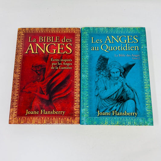 La Bible des Anges #1-2 Au Quotidien Québec Loisirs Joane Flansberry Lot Livres
