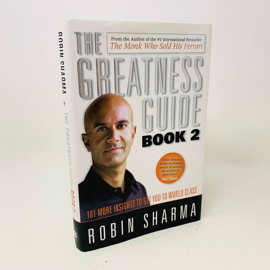 2007 The Greatness Guide Book 2 by Robin Sharma Hardcover DJ Self-Help 1st Print