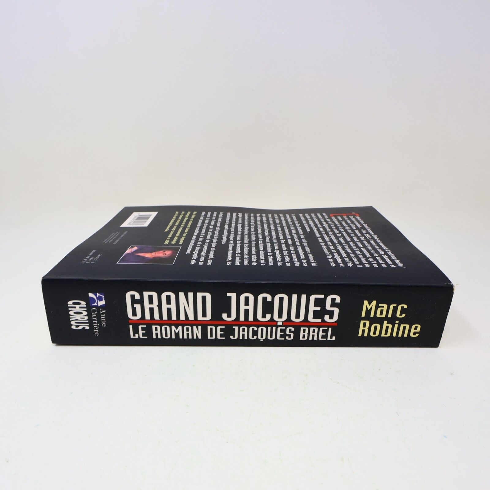 1998 Grand Jacques le Roman de Jacques Brel Marc Robine Biographie Chanteur 90s