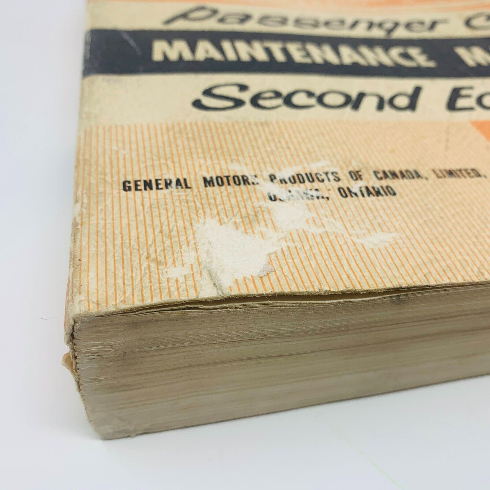 1958 Chevrolet Passenger Car Maintenance Manual Second Edition PSD 53-36 Book