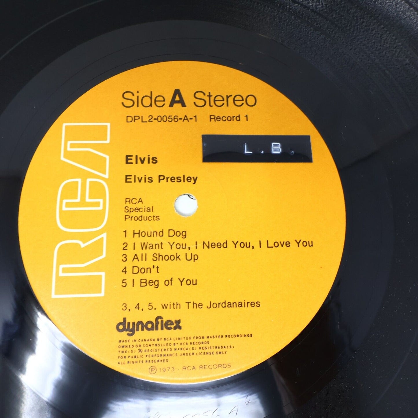 Elvis Presley Elvis Record 2x LP RCA Special Products DPL2-0056(e) 1973 Canada