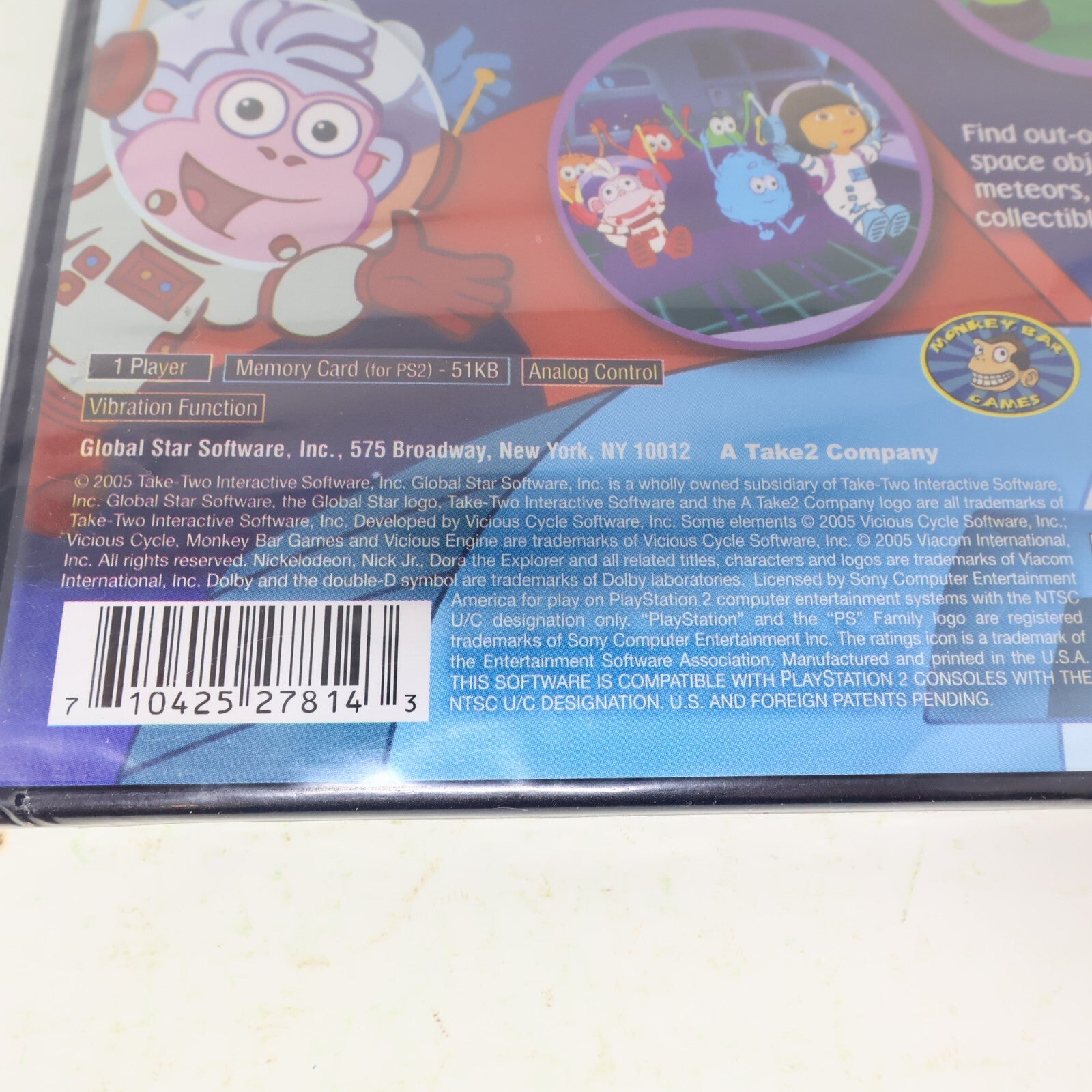Dora the Explorer Journey to the Purple Planet Sony PS2 Factory Sealed Like New