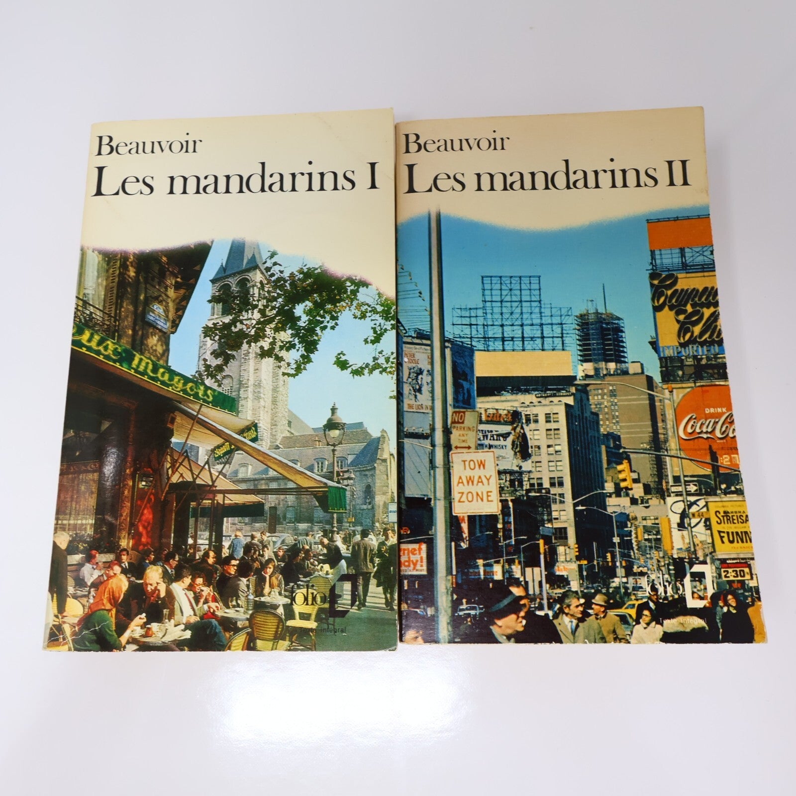 Simone de Beauvoir Lot 4 Livres La Force des Choses 1-2/Les Mandarins 1-2 Roman
