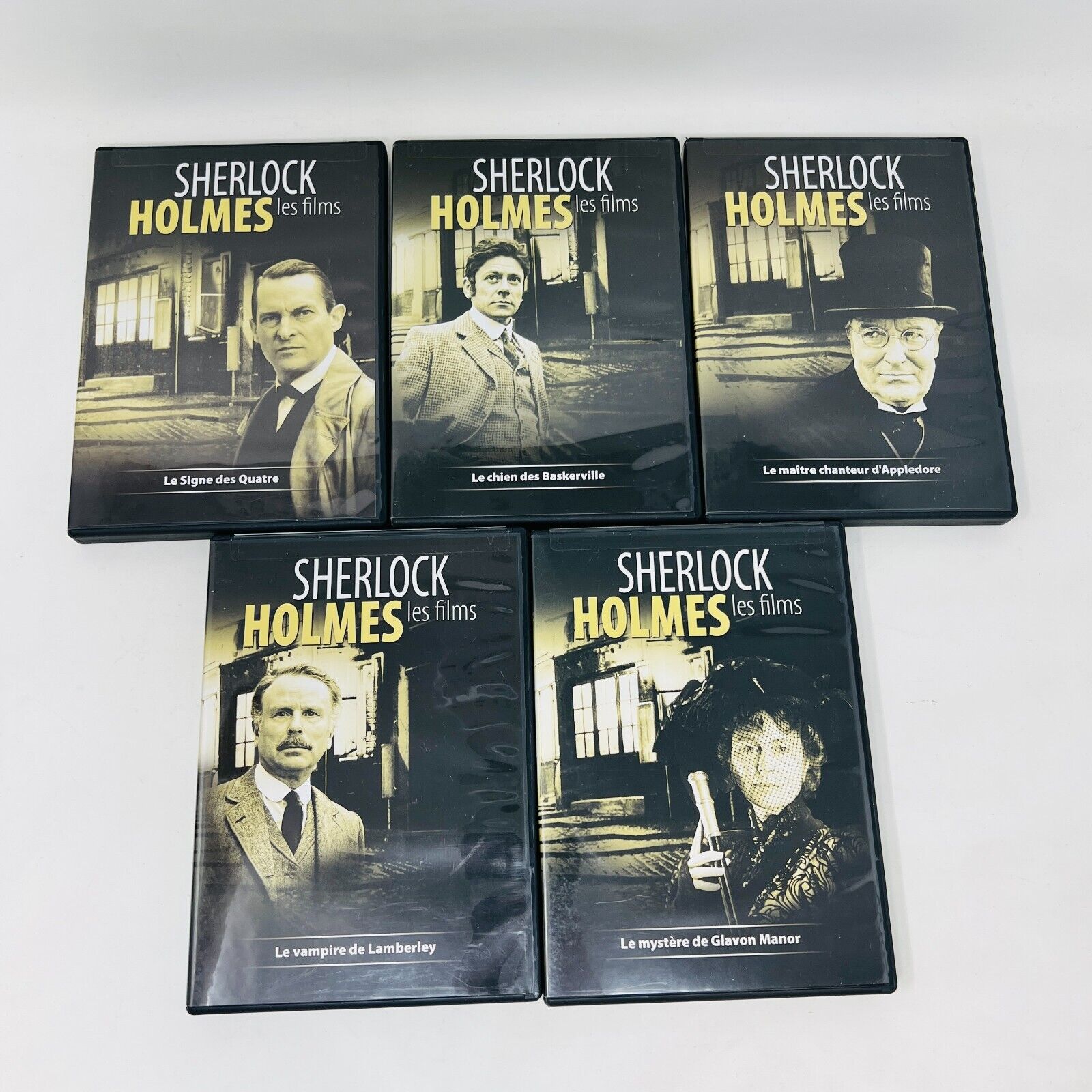 Sherlock Holmes Les Films avec Jeremy Brett 5 DVD Testés NTSC Signe des Quatre