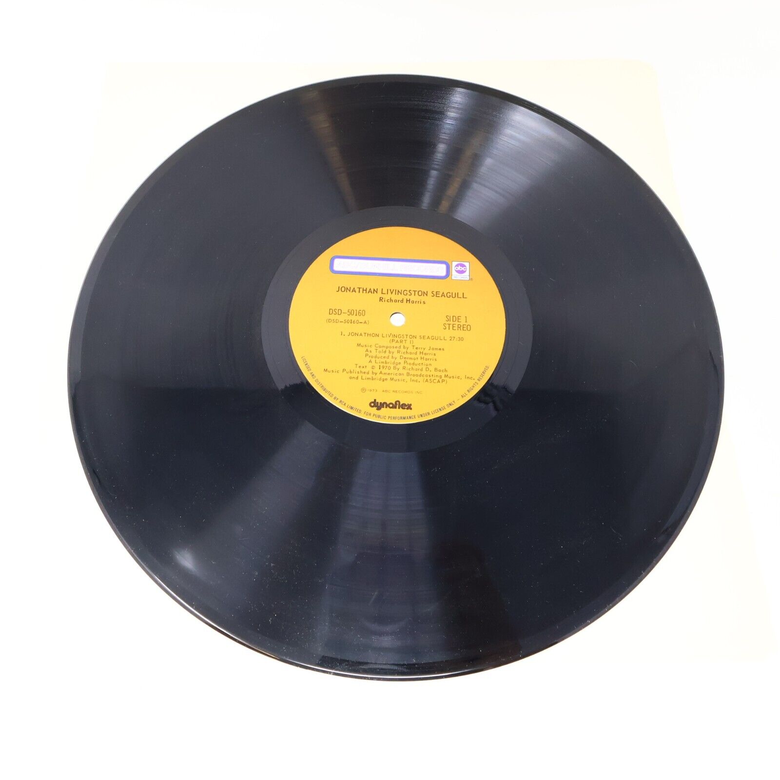 Richard Harris Jonathan Livingston Seagull LP Record Vinyl 1973 DSD-50160 Spoken