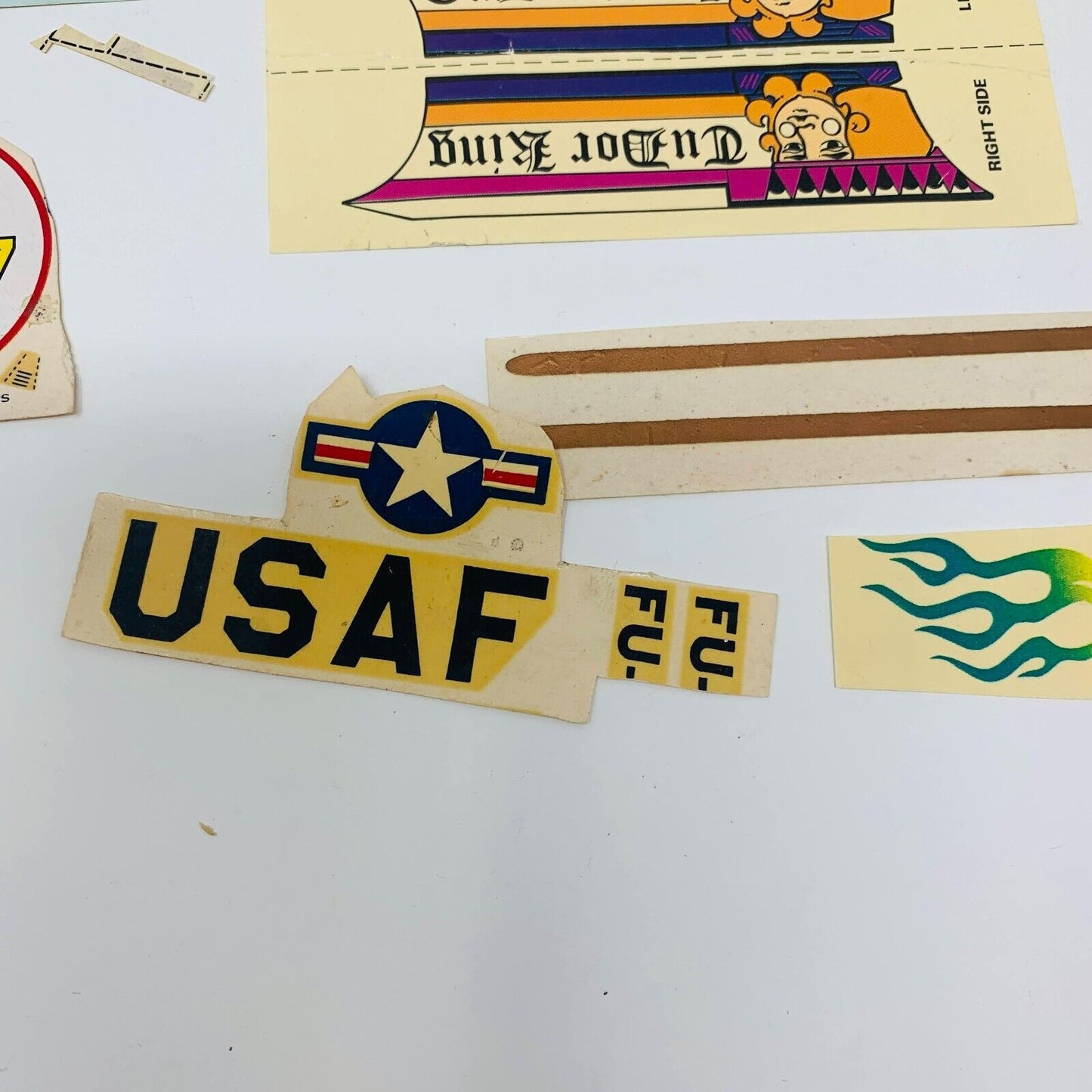 Mixed Lot of Die Cut Decal Sheets for AMT & Others Cars Planes 60-90s Model Kits