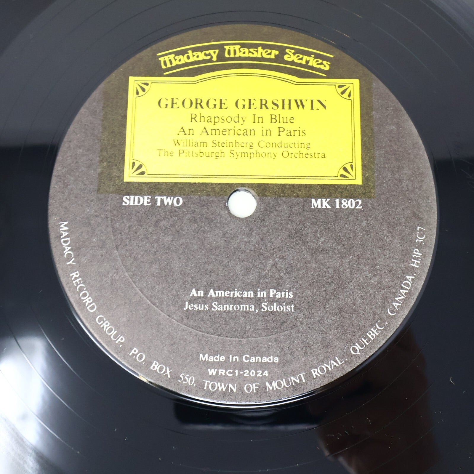 George Gershwin Rhapsody In Blue An American In Paris LP Record Vinyl MK 1802