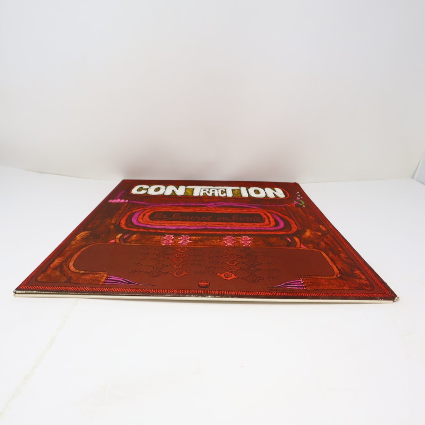 Contraction La Bourse Ou La Vie Disque LP 1974 Record Prog Rock Deram XDEF-106