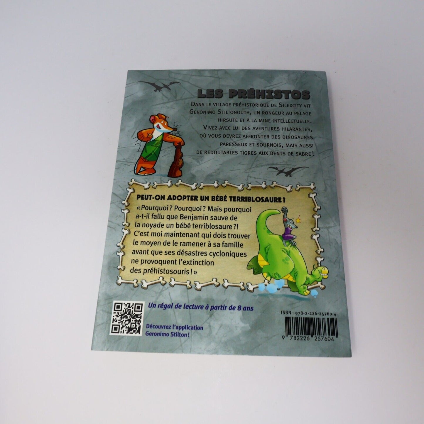 Lot 7 Livres Geronimo Stilton #1-2,5-8 Enfants Albin Michel Français French