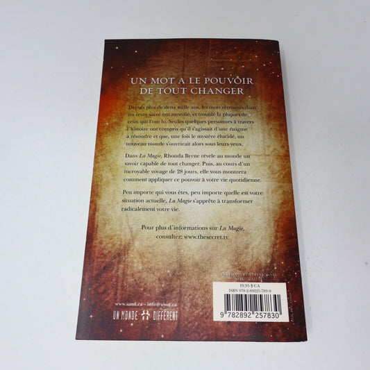 2012 La Magie Rhonda Byrne Secret Ésotérisme Croissance Personnelle Français PB