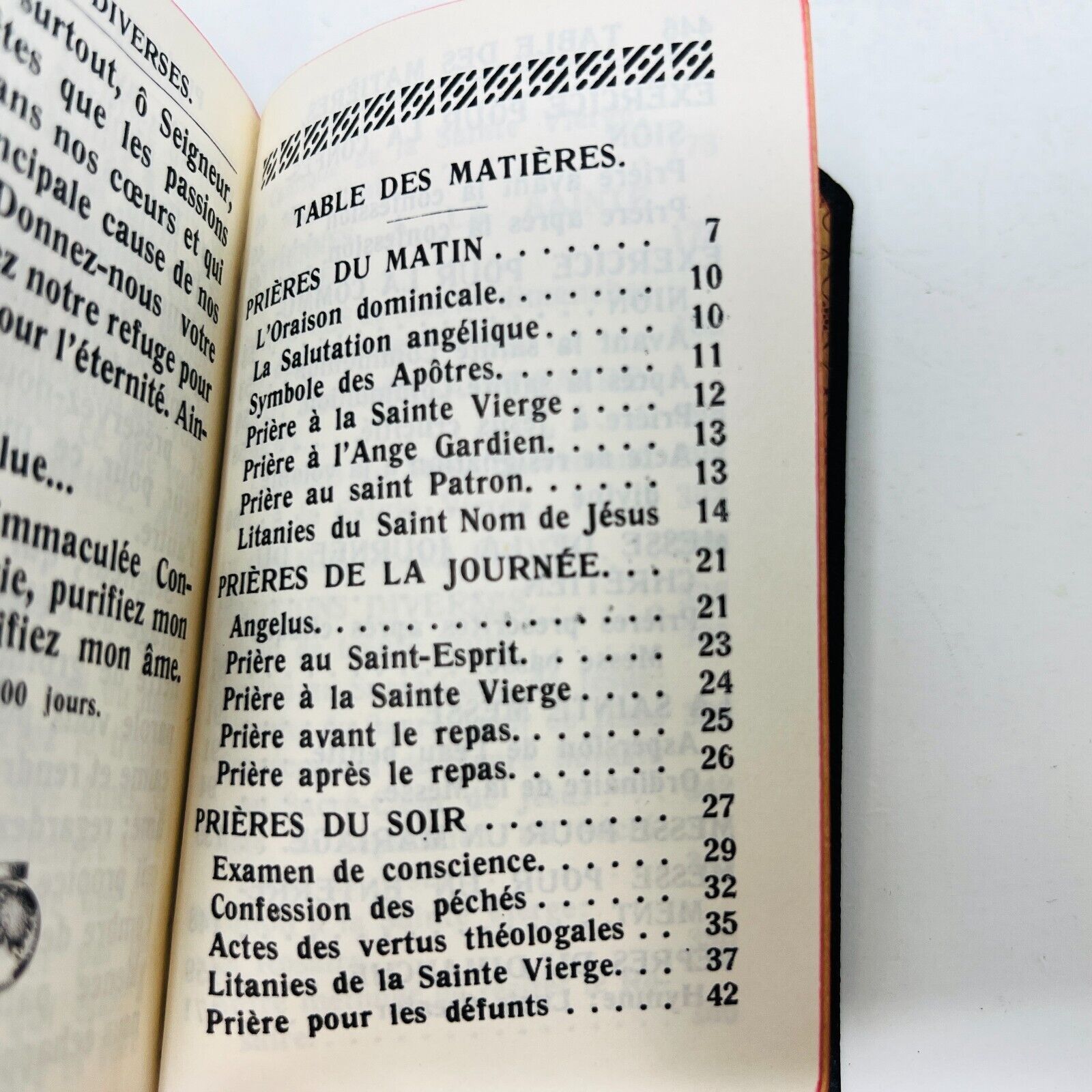 1957 Paroissien Romain Très Petit Format Proost Français Prières Cardinal Lauri