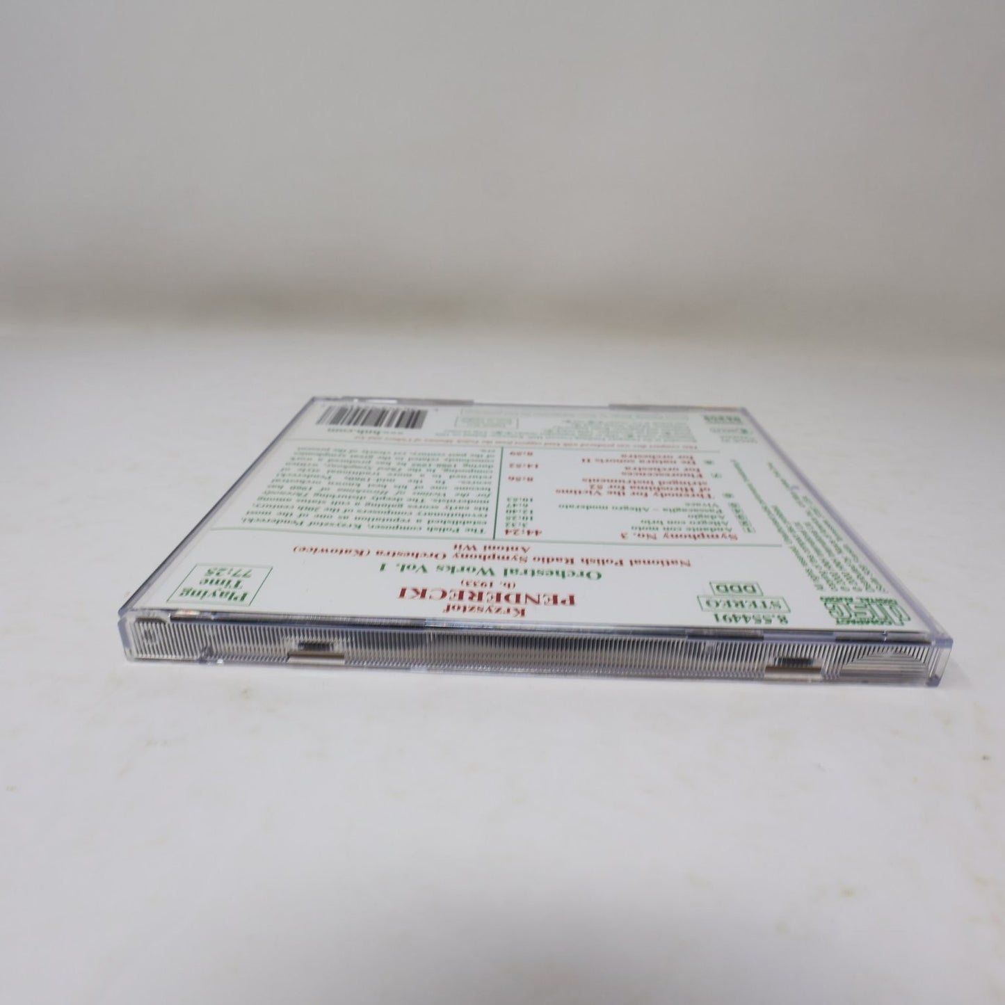 Penderecki Orchestral Works #1 CD Antoni Wit 2000 National Polish Radio Naxos