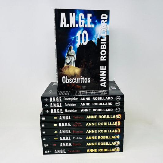 Lot de 10 Livres A.N.G.E #1-10 Anne Robillard Série Complète Antichristus Ange