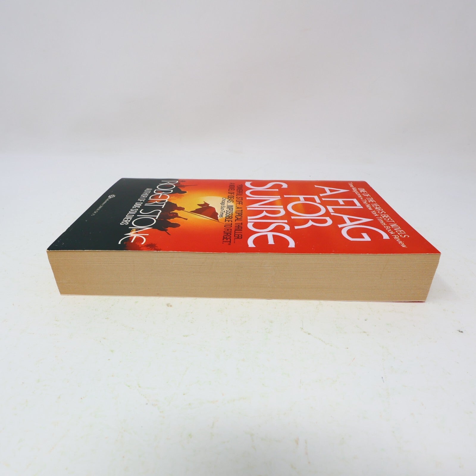 1982 A Flag For Sunrise Robert Stone Ballantine Thriller Paperback Book 80s PB