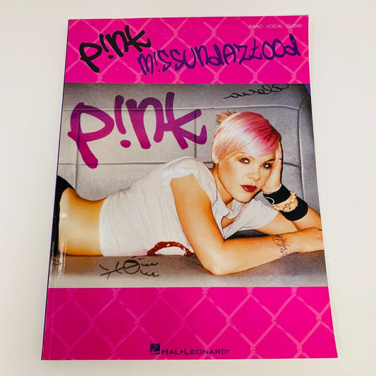Pink Missundaztood Hal Leonard Songbook Sheet Music Piano Vocal Guitar Rock Pop