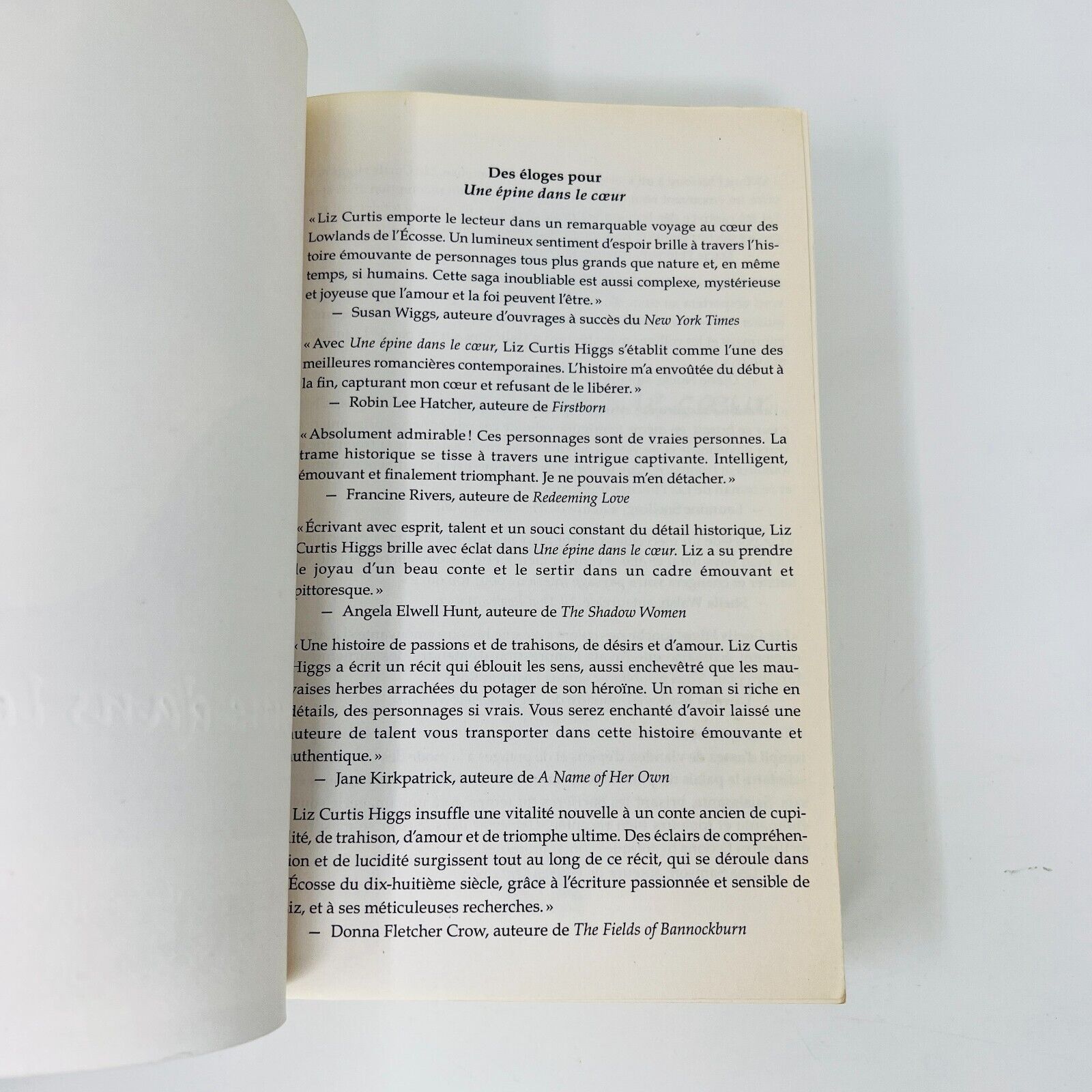 Les Lowlands Écossais 1-5 de Liz Curtis Higgs Lot Livres Ada Épine dans le Coeur
