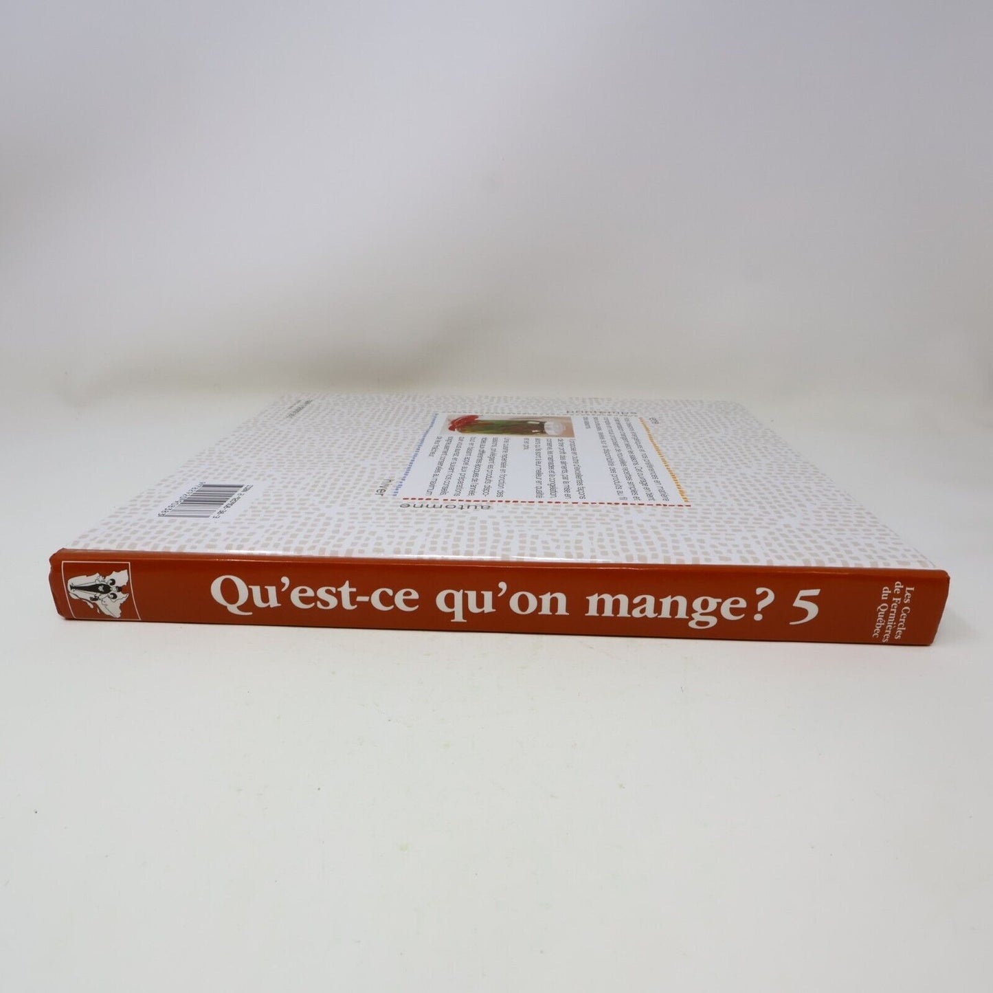 2000 Les Cercles de Fermières du Québec #5 Qu'est-ce qu'on Mange? Cuisine Livre