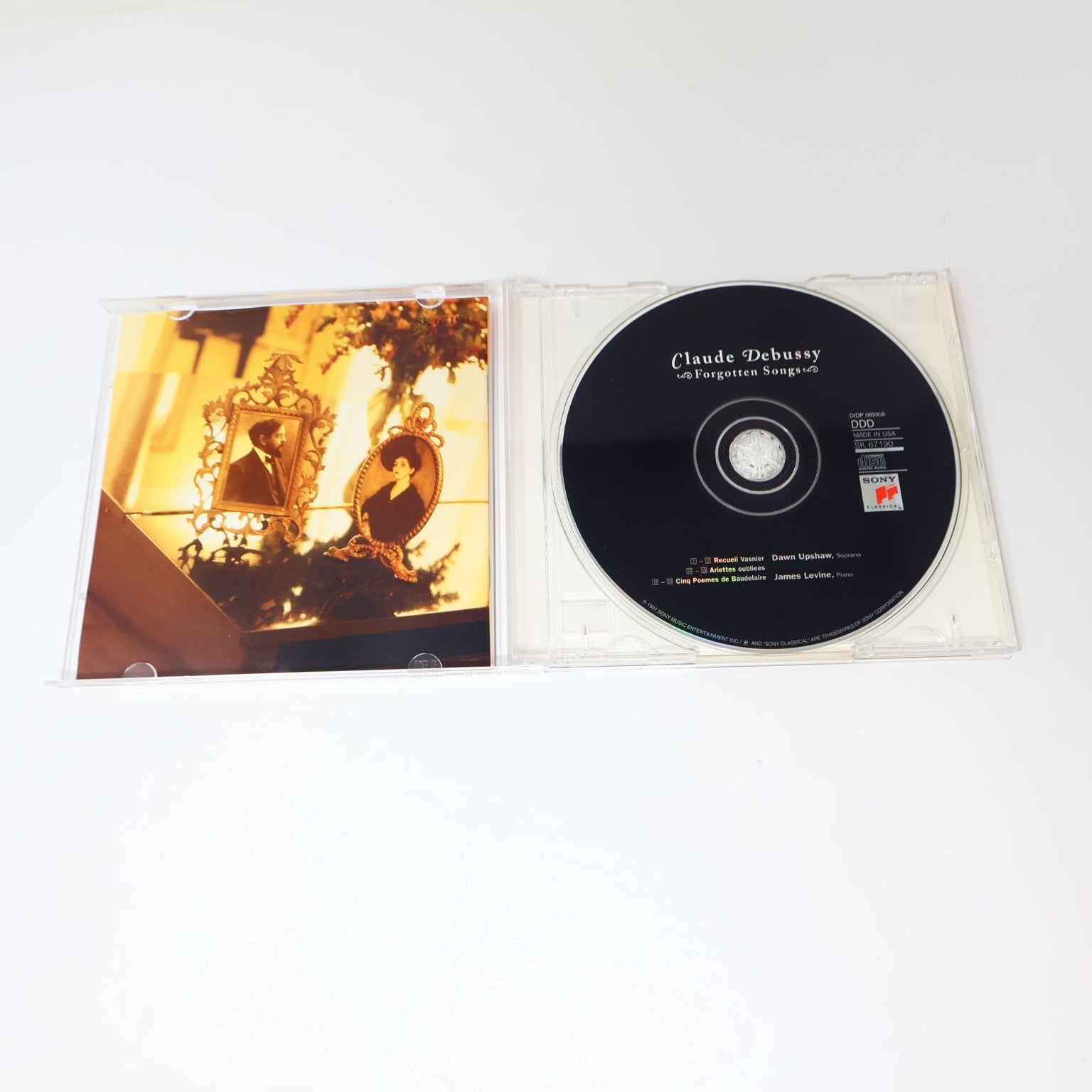 Dawn Upshaw Forgotten Songs Sings Debussy Levine CD 1997 Sony Classical SK 67190