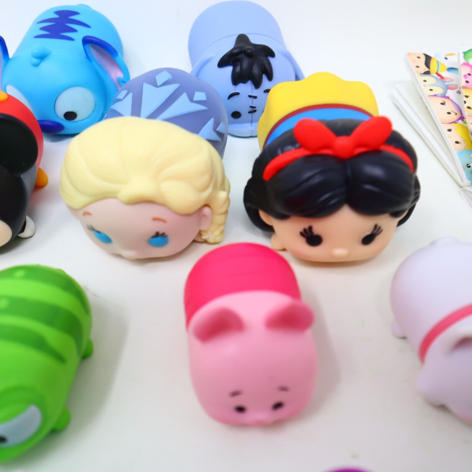 Lot of 19 Disney Tsum Tsum Figures Jakks Toys Eeyore Mickey Stitch Snow White