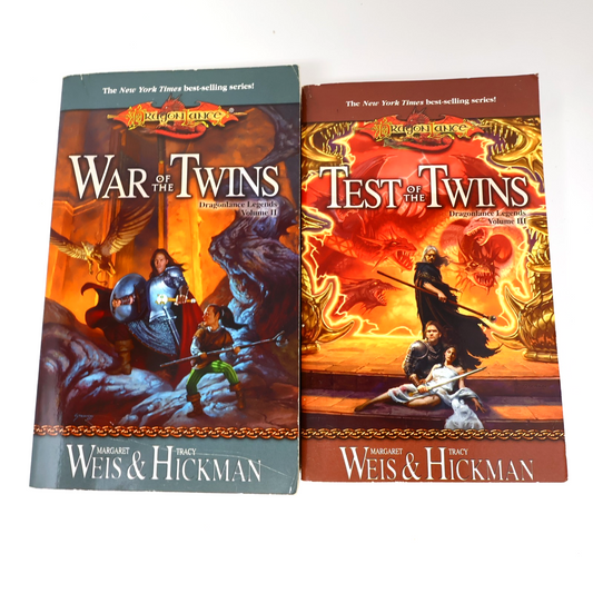 Dragonlance Legends #2-3 Lot War of the Twins/Test of the Twins Weis/Hickman PB