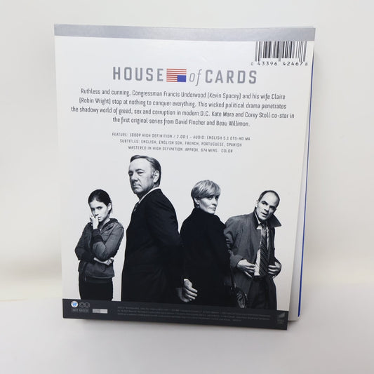House of Cards Blu-ray 2013 Season 1 Kevin Spacey Robin Wright NTSC PG
