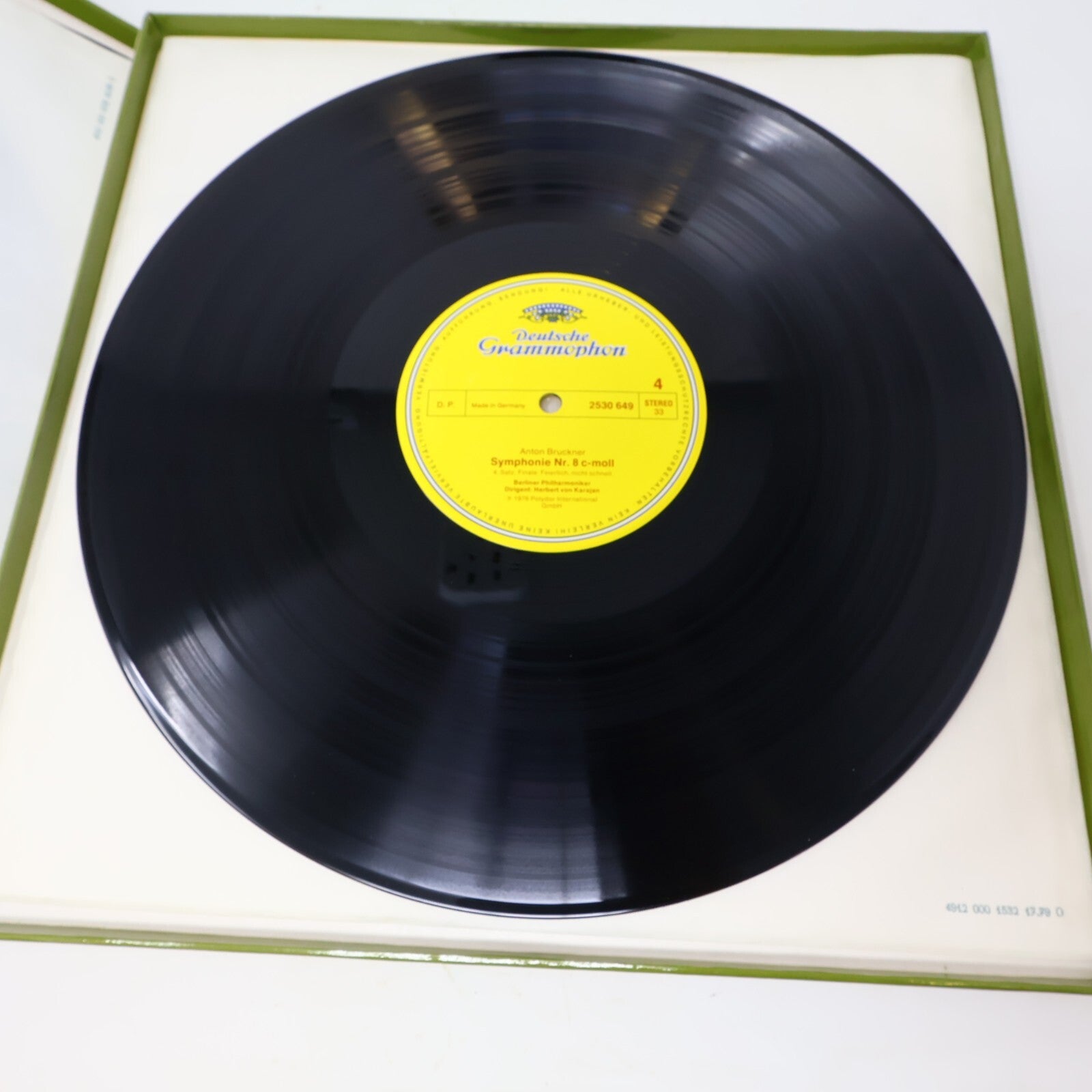 Herbert Von Karajan Anton Bruckner Symphonie #8 Berliner 2x LP Record 2707 085