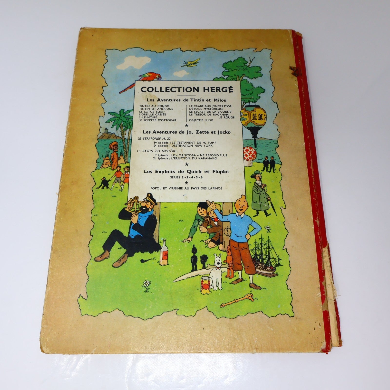 Tintin L'Étoile Mystérieuse Hergé Casterman 1954 HC B9 Belgique Français/French