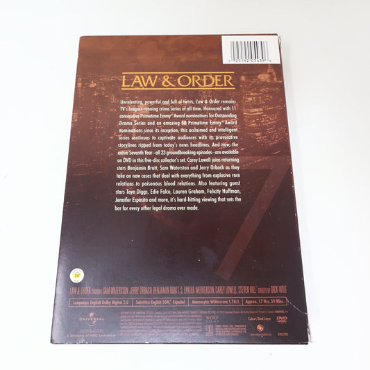 Law & Order The Seventh Year #7 Season 96-97 DVD Tested TV Series 2010 Region 1