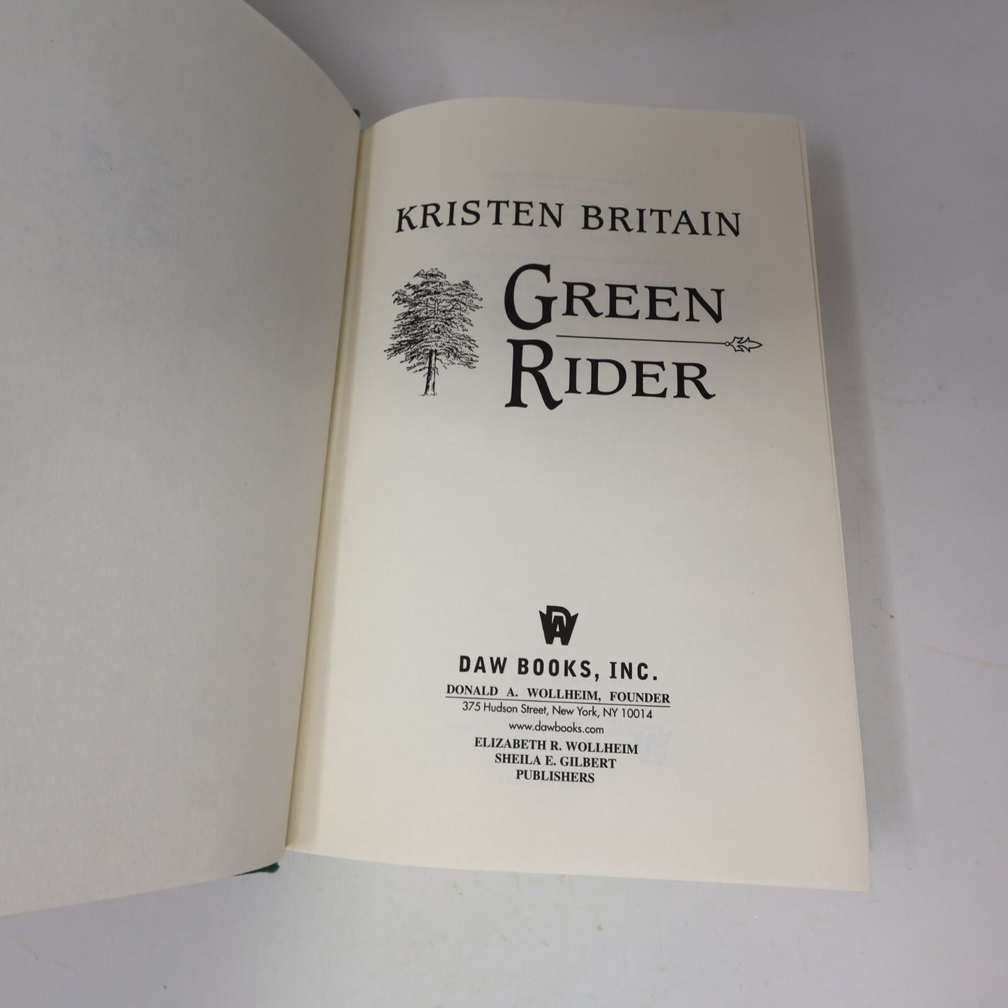 Green Rider #1 Kristen Britain 1998 1st Print Daw Hardcover Fantasy Adventure HC