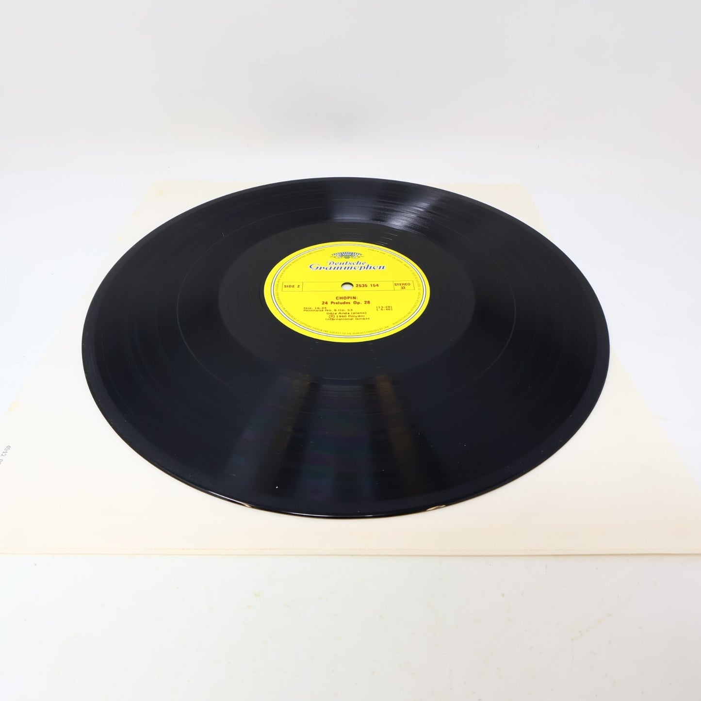Chopin Géza Anda Preludes Op.28 / Polonaise Op.53 LP 1975 Record Piano 2535 154
