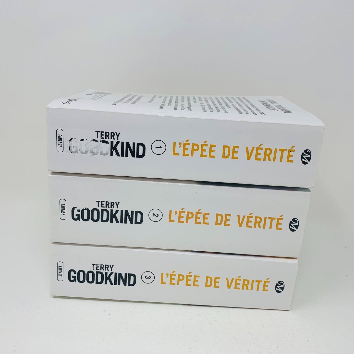 L'Épée de Vérité 1-3 Milady Terry Goodkind Sword of Truth Français Lot 3 Livres