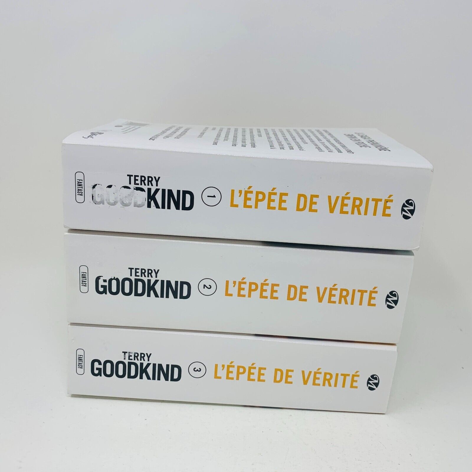 L'Épée de Vérité 1-3 Milady Terry Goodkind Sword of Truth Français Lot 3 Livres