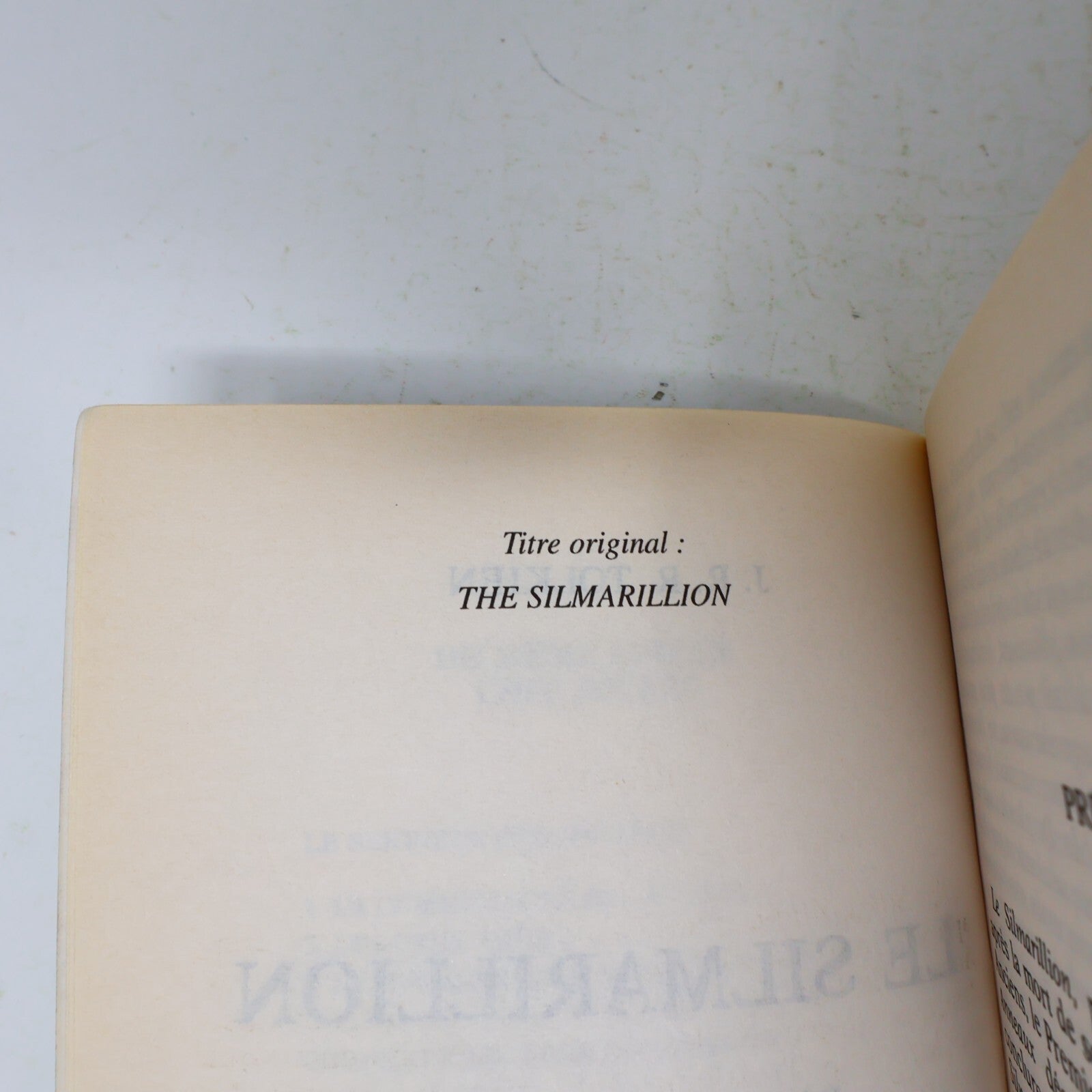 Le Seigneur des Anneaux #1-3 Série Complète Lot 4 Livres Tolkien Silmarillion PB