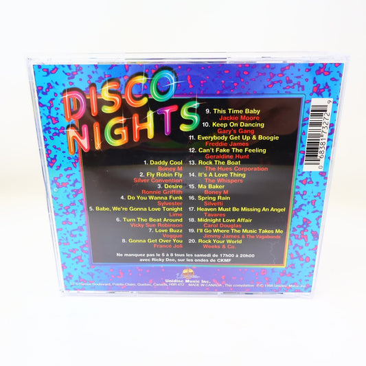 Le 5 À 8 Présente Disco Nights Vol. 3 CD 1998 Disco Dance Unidisc Radio Énergie