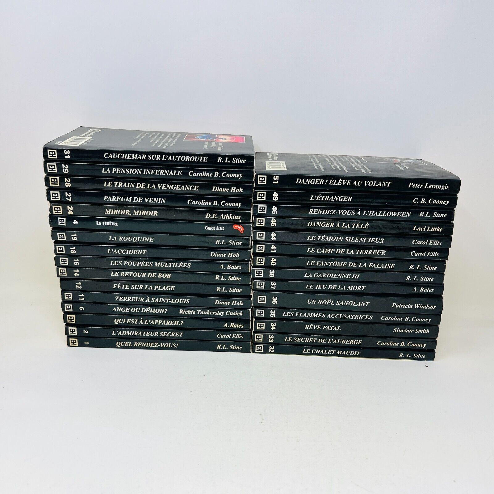 30x Frissons EH Lot Livres Quel Rendez-Vous/La Rouquine/Fenêtre Stine Français