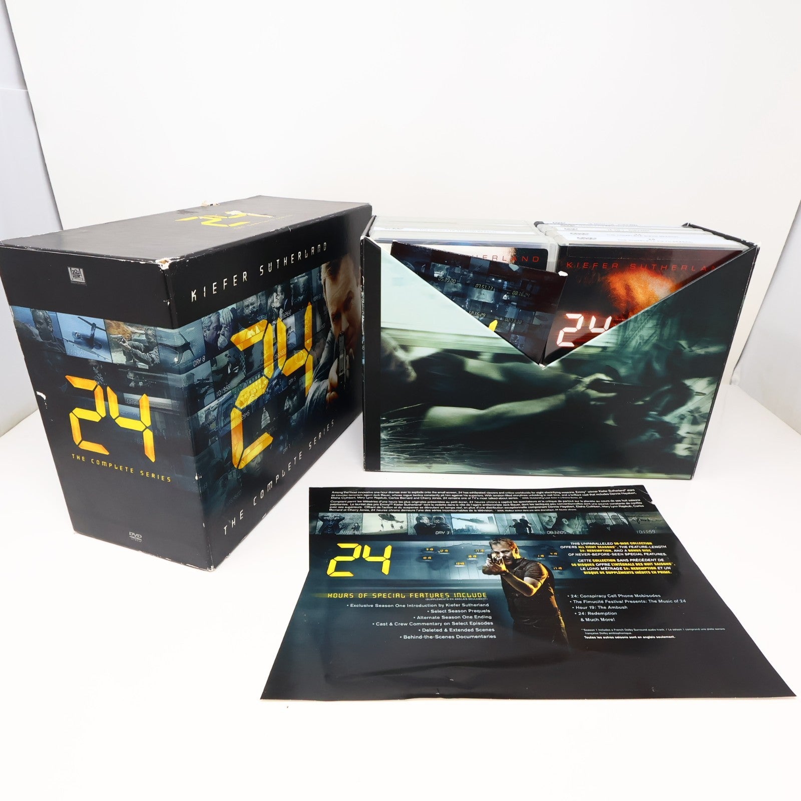 24 The Complete Series DVD Season 1-8 + Redemption + Bonus NTSC 56-Disc English