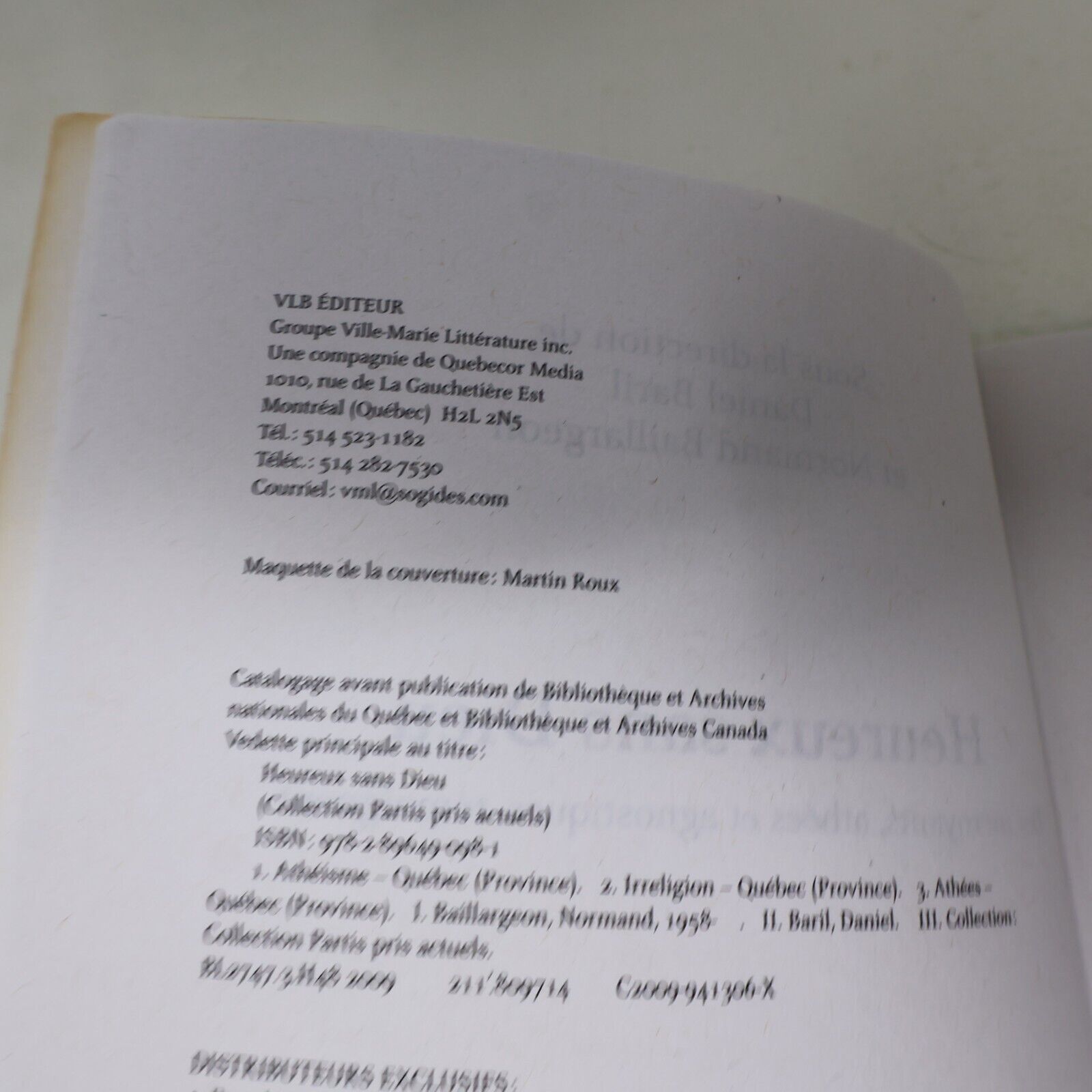 2009 Heureux Sans Dieu des Incroyants Athées et Agnostiques Témoignent Religion