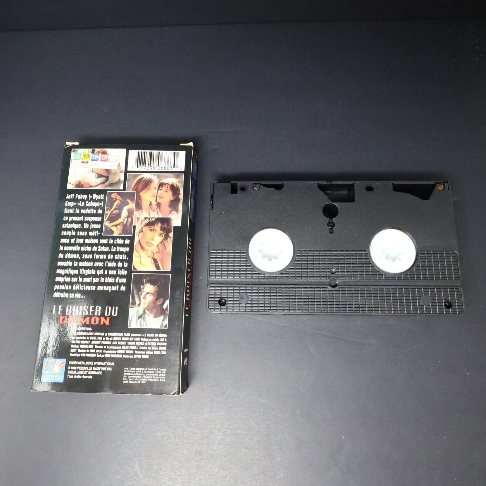 1998 Le Baiser du Démon VHS Testé Français Jeff Fahey Serpent's Lair in French