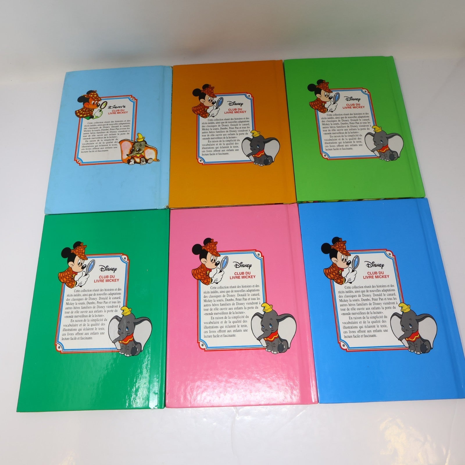 Mickey Club du Livre Lot 15 Livres Le Livre de la Jungle/Bambi Grolier Enfants