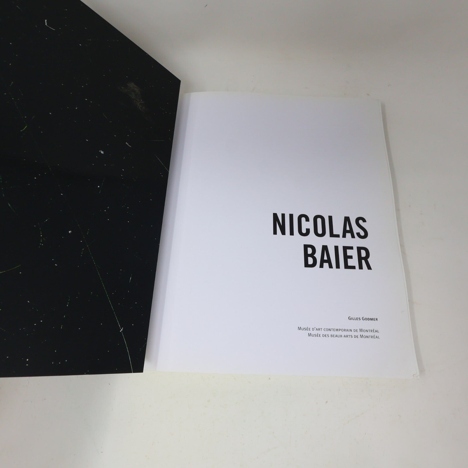 2005 Nicolas Baier Gilles Godmer Art Monographie d'Artiste Paperback Book 2000s